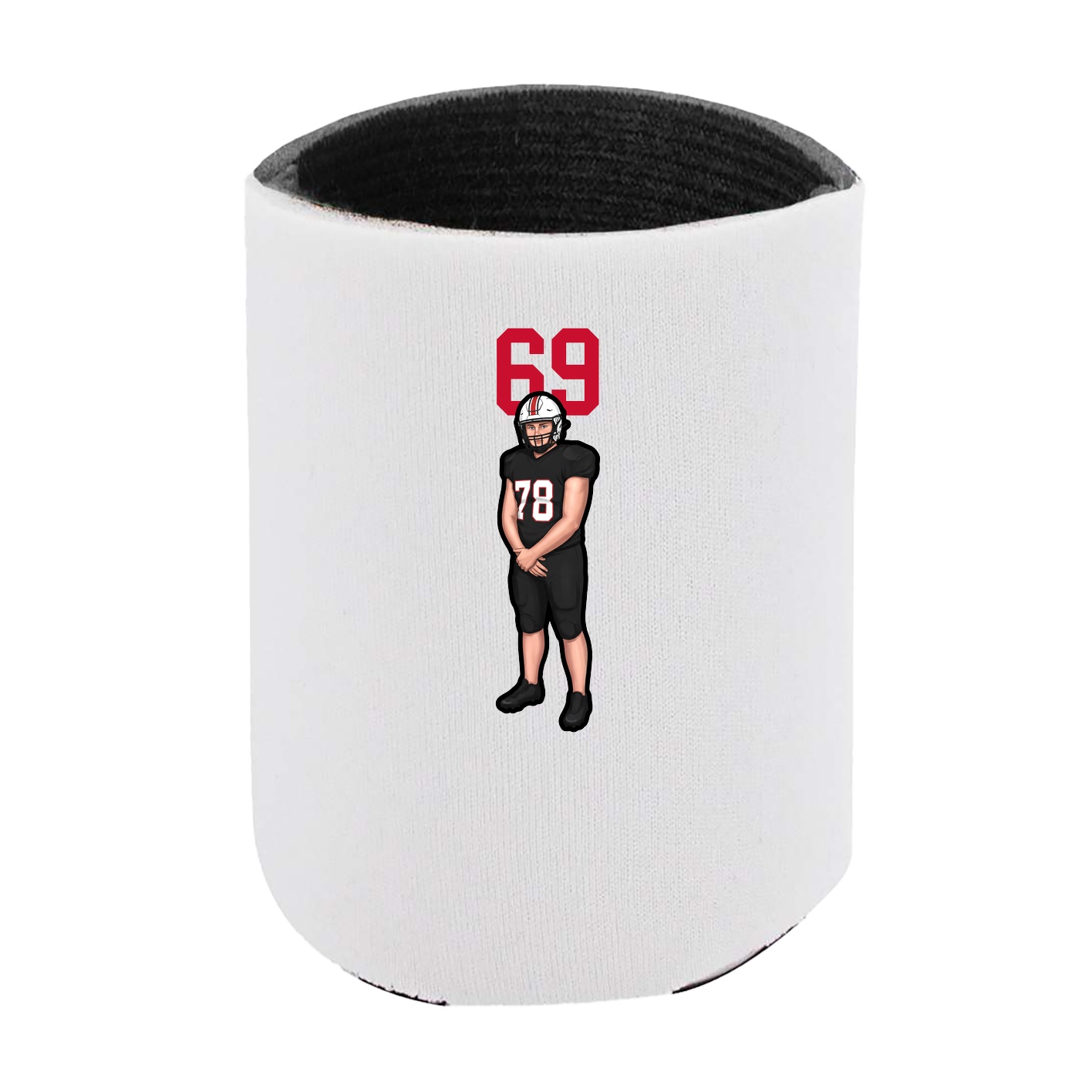 Can Holder — Number Top in White