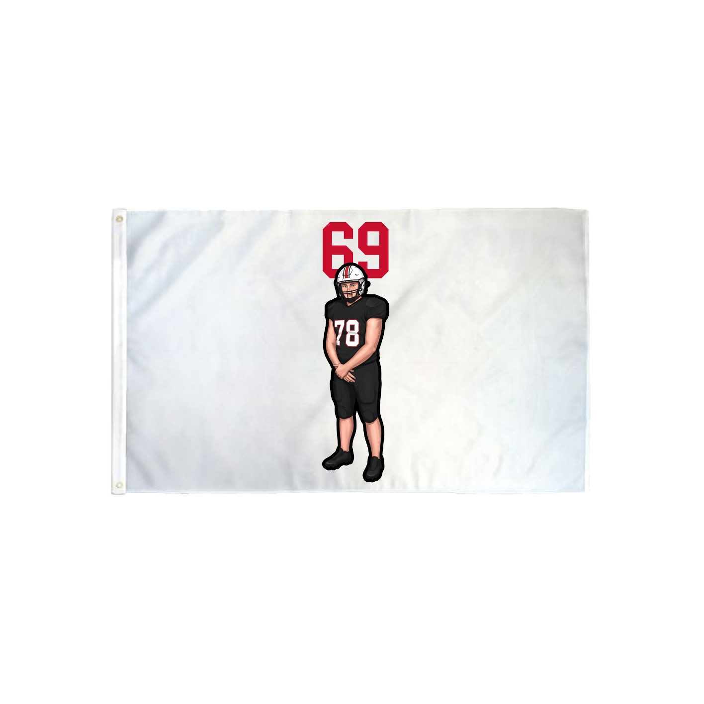 3x5 Flag — Number Top in Classic