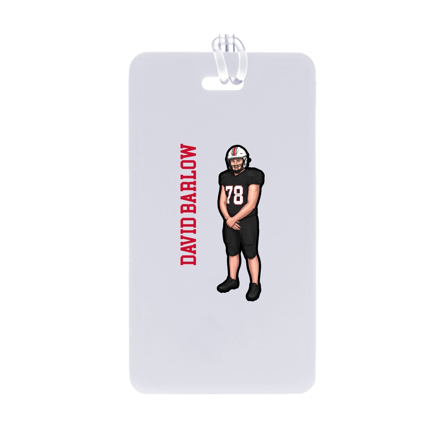 Bag Tag — Name Vertical in Classic