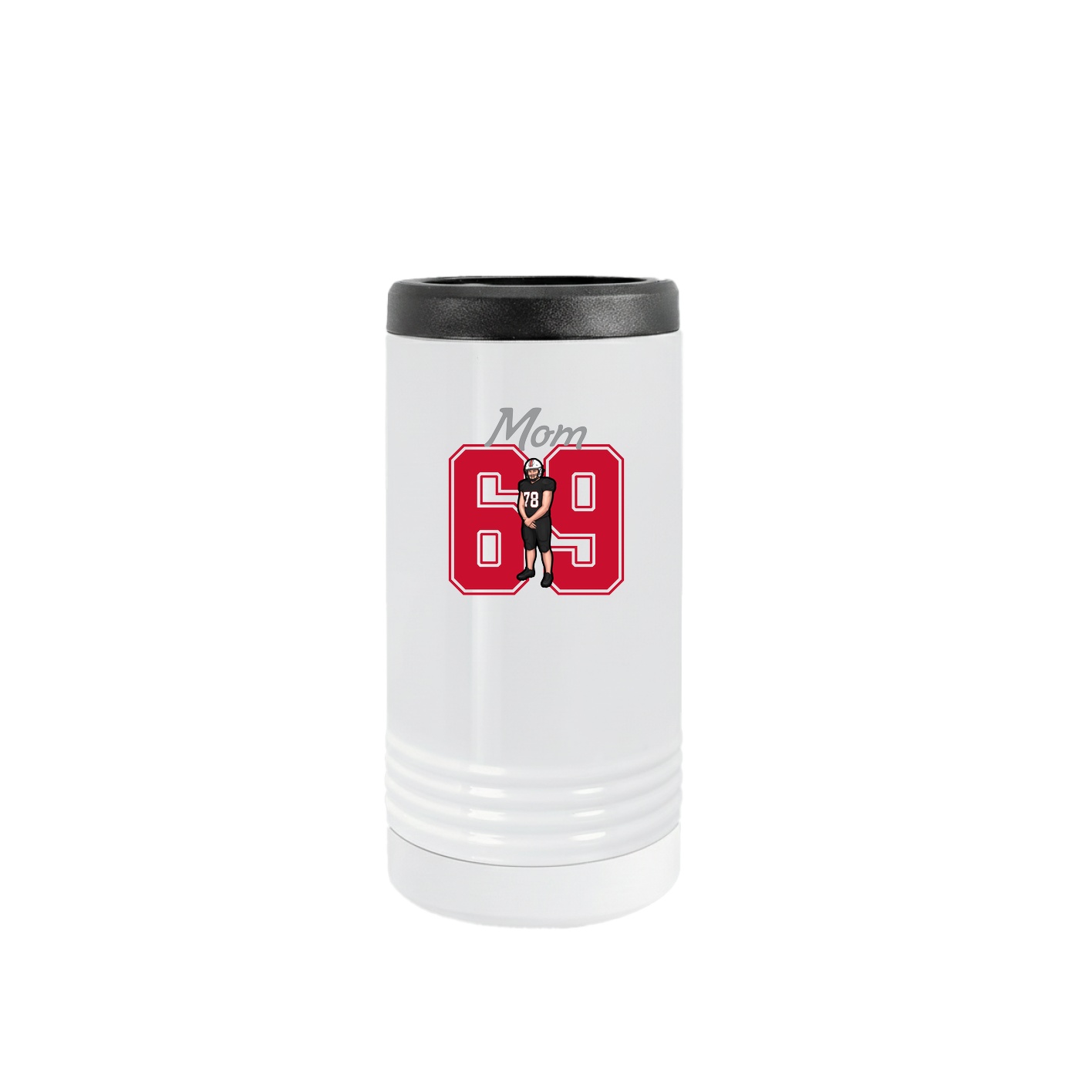 Slim Beverage Holder — Mothers Day Shirsey in White