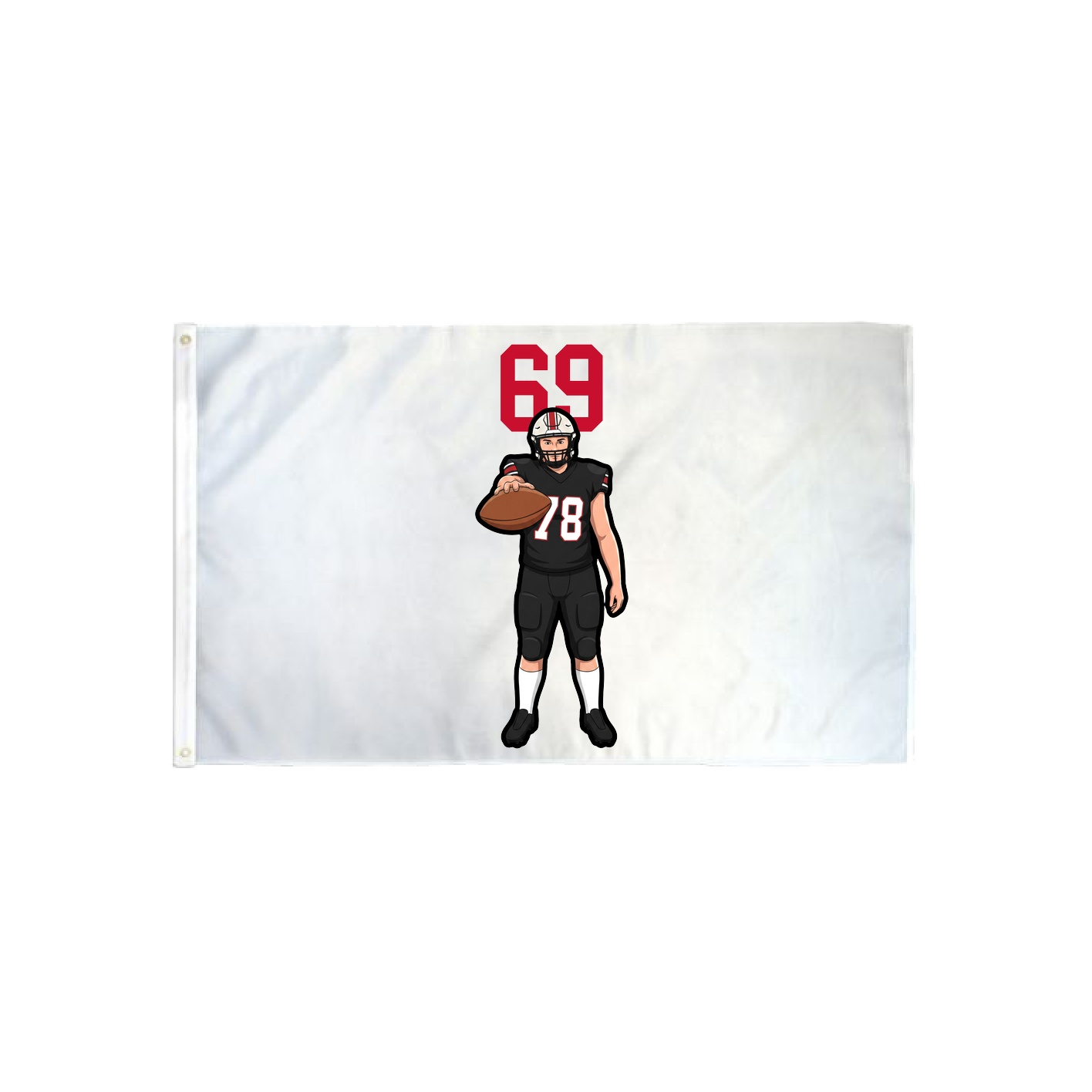 3x5 Flag — Number Top in Classic
