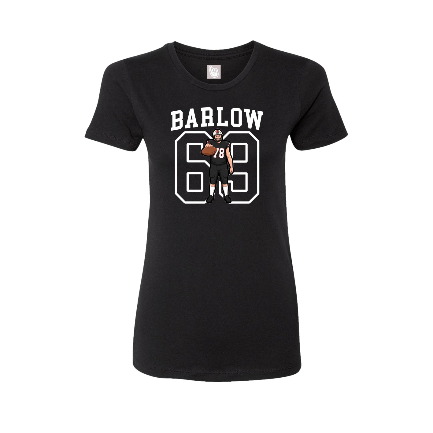 Fitted Women's Tee — Shirsey in Black