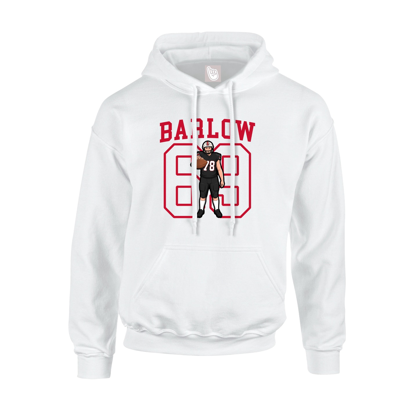 Youth Hoodie — Shirsey in White