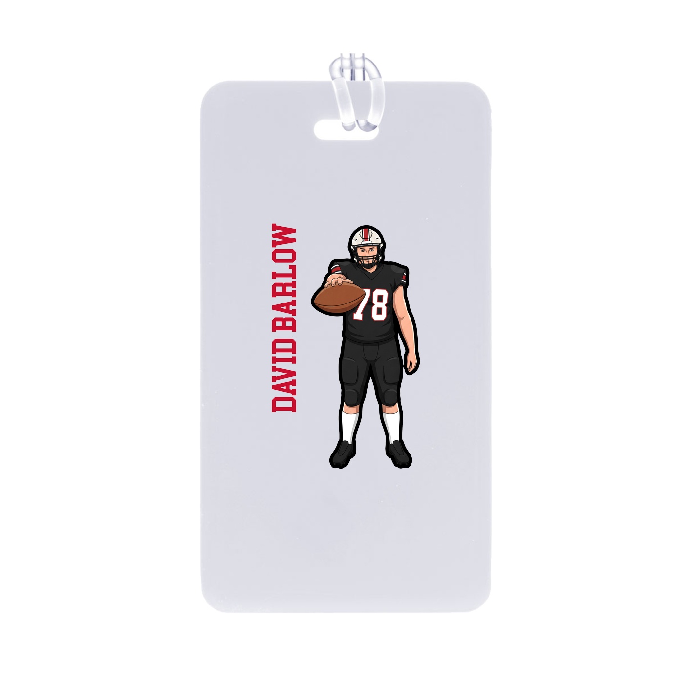 Bag Tag — Name Vertical in Classic