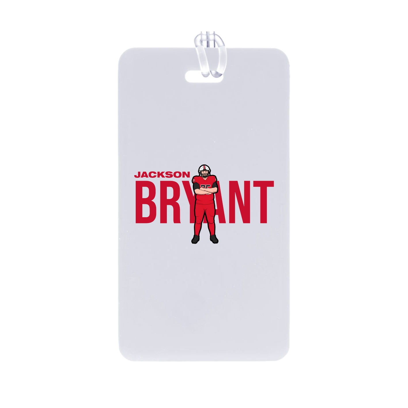 Bag Tag — Player Name in Classic
