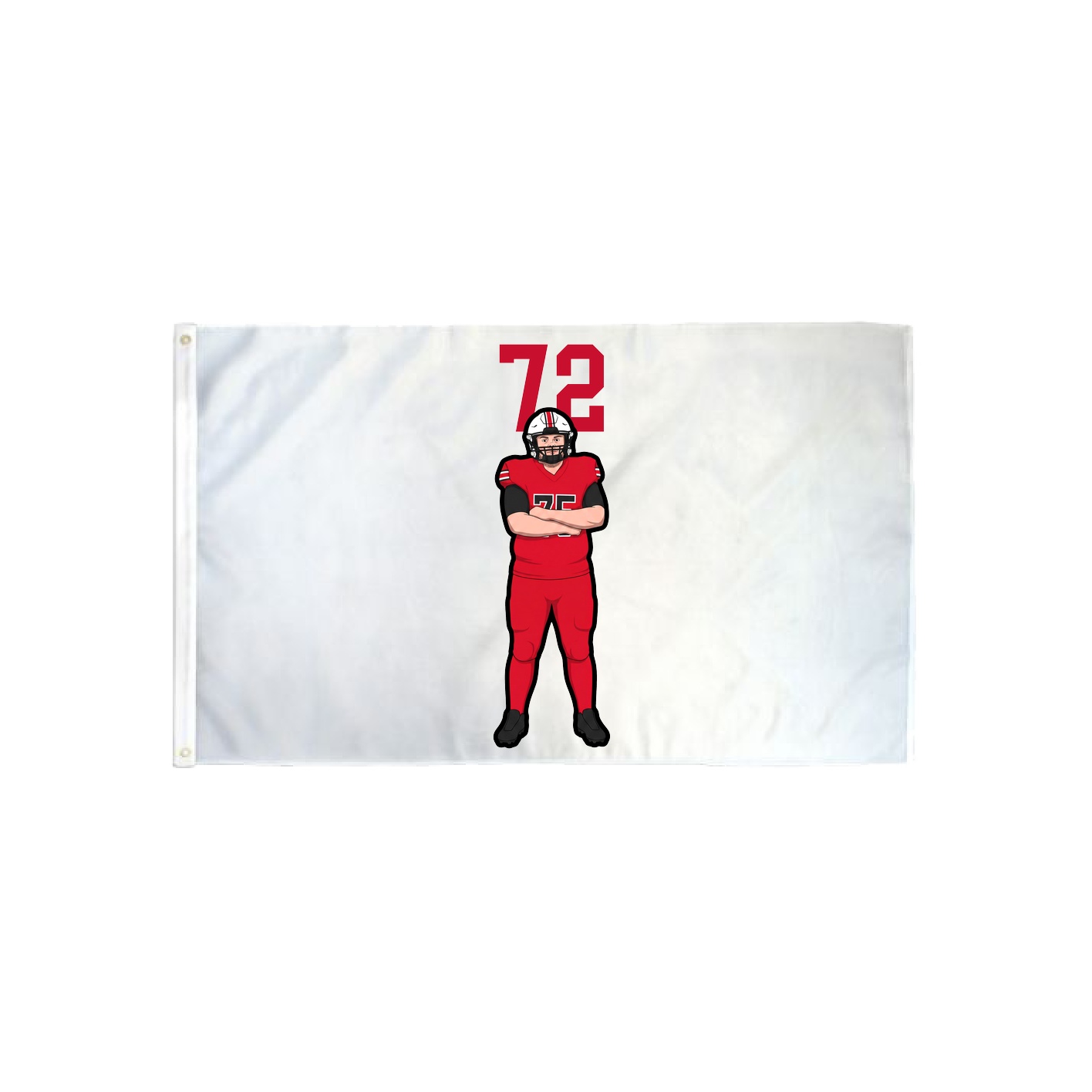 3x5 Flag — Number Top in Classic