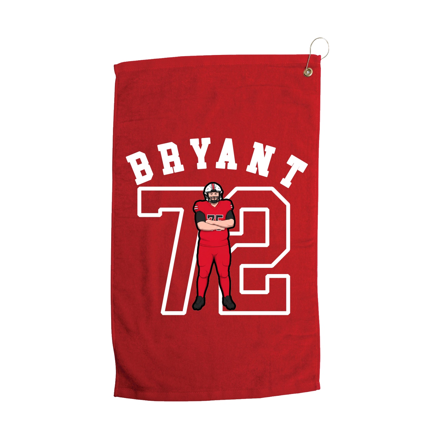 Golf Towel — Shirsey Arch in Red