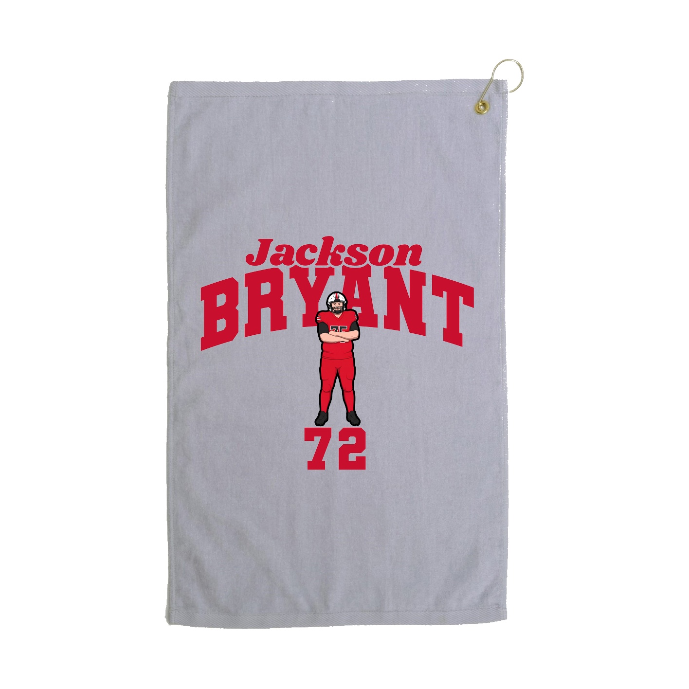 Golf Towel — Signature Arch in Grey
