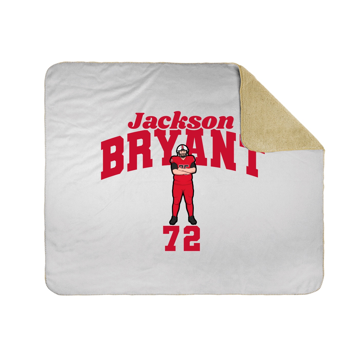 Throw Blanket — Signature Arch in White