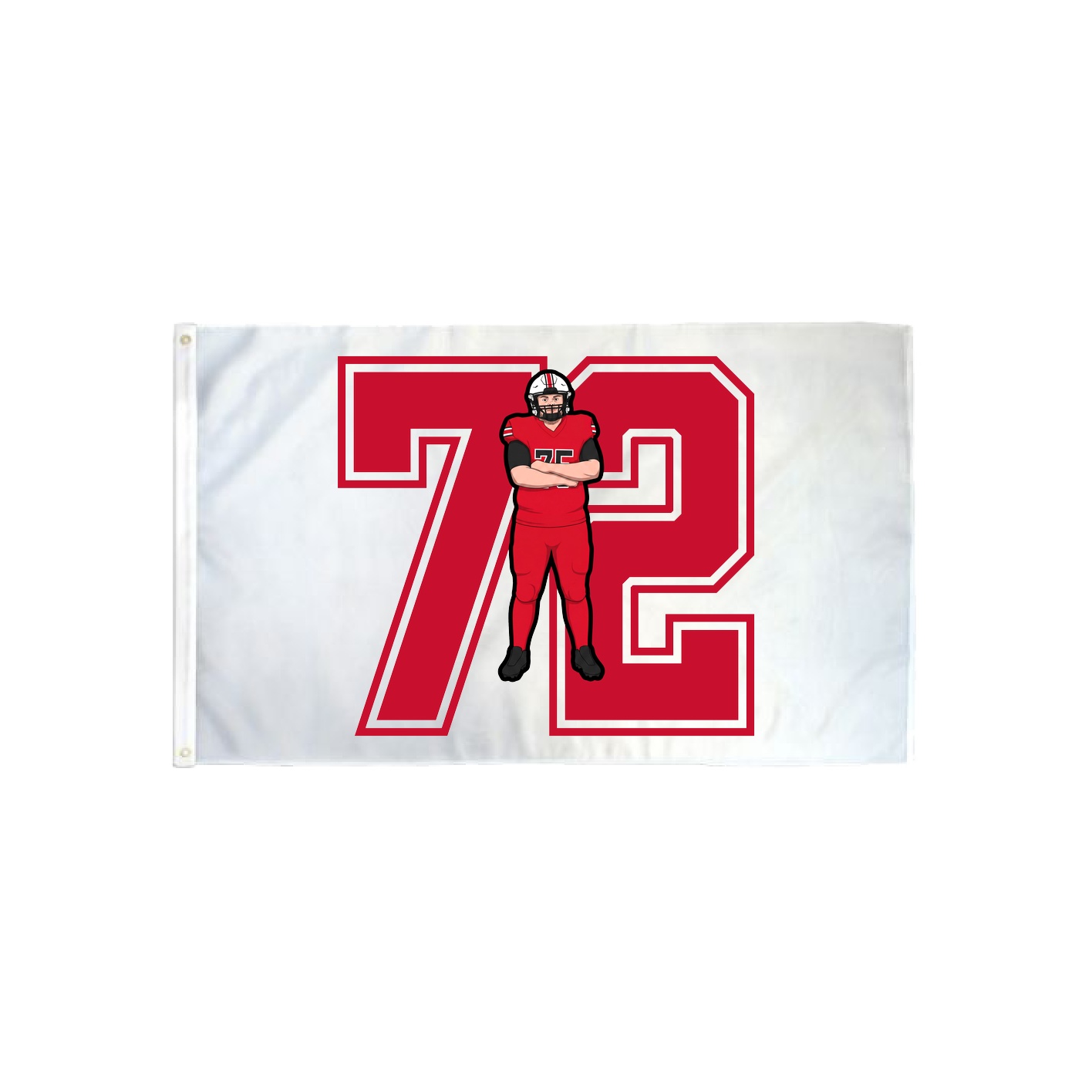 3x5 Flag — Number in Classic
