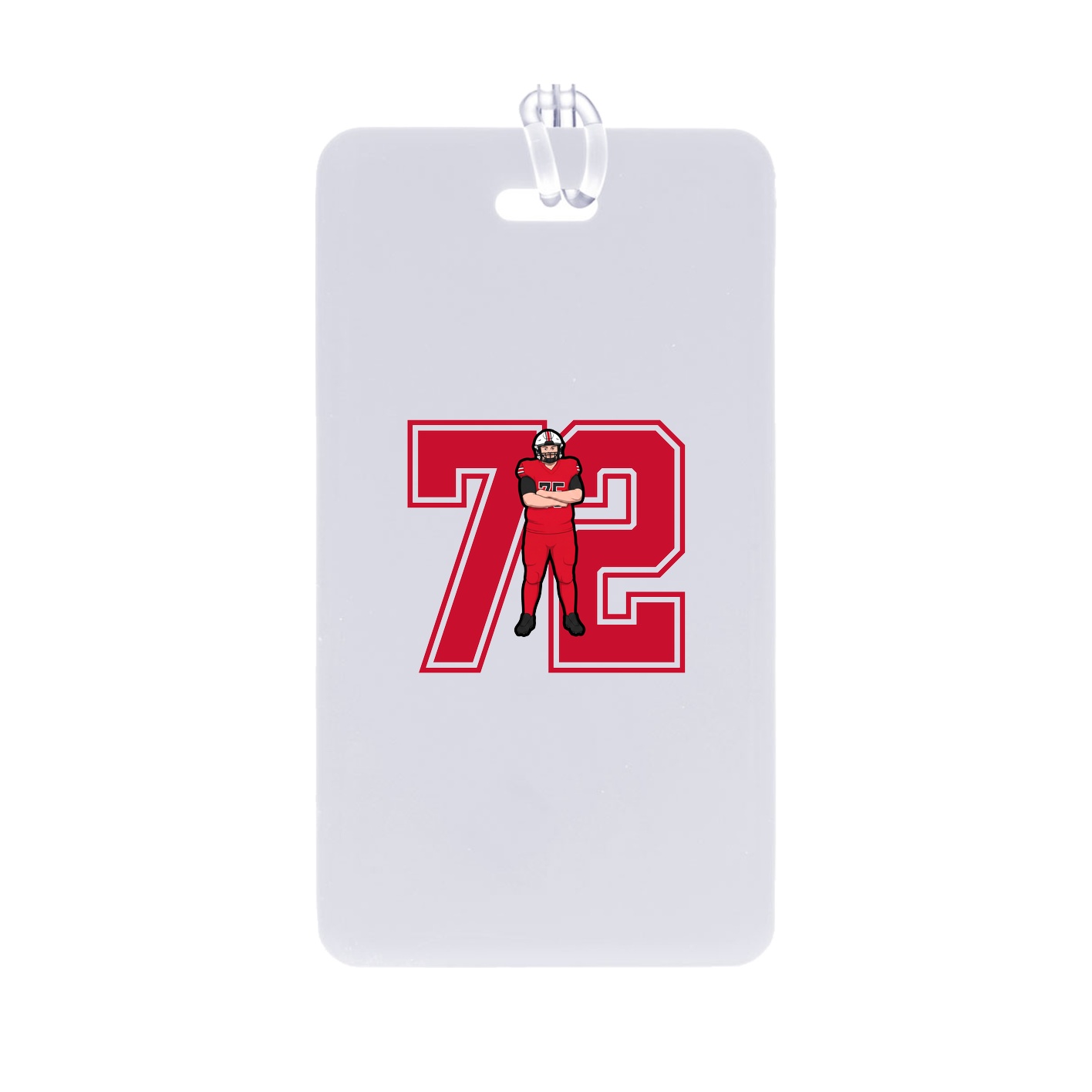 Bag Tag — Number in Classic