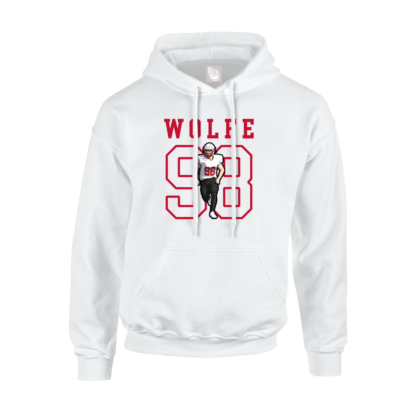 Youth Hoodie — Shirsey in White