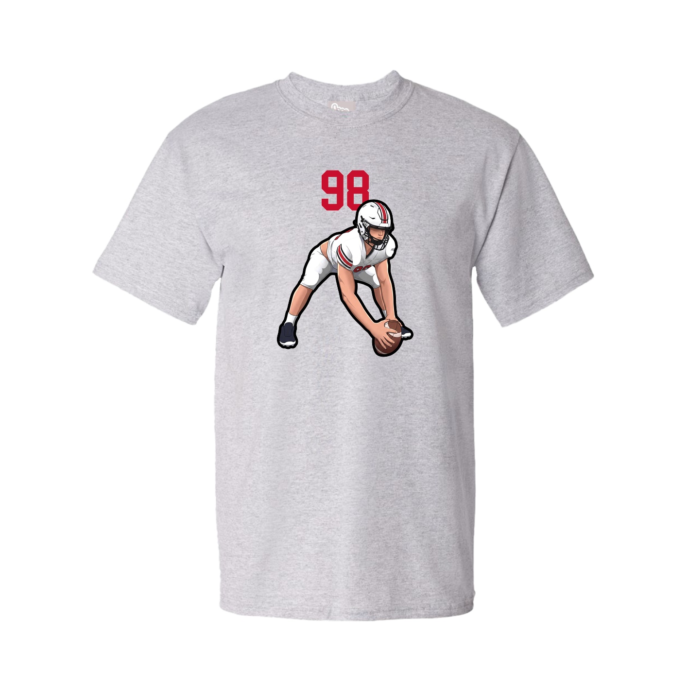 Tee — Number Top in Grey