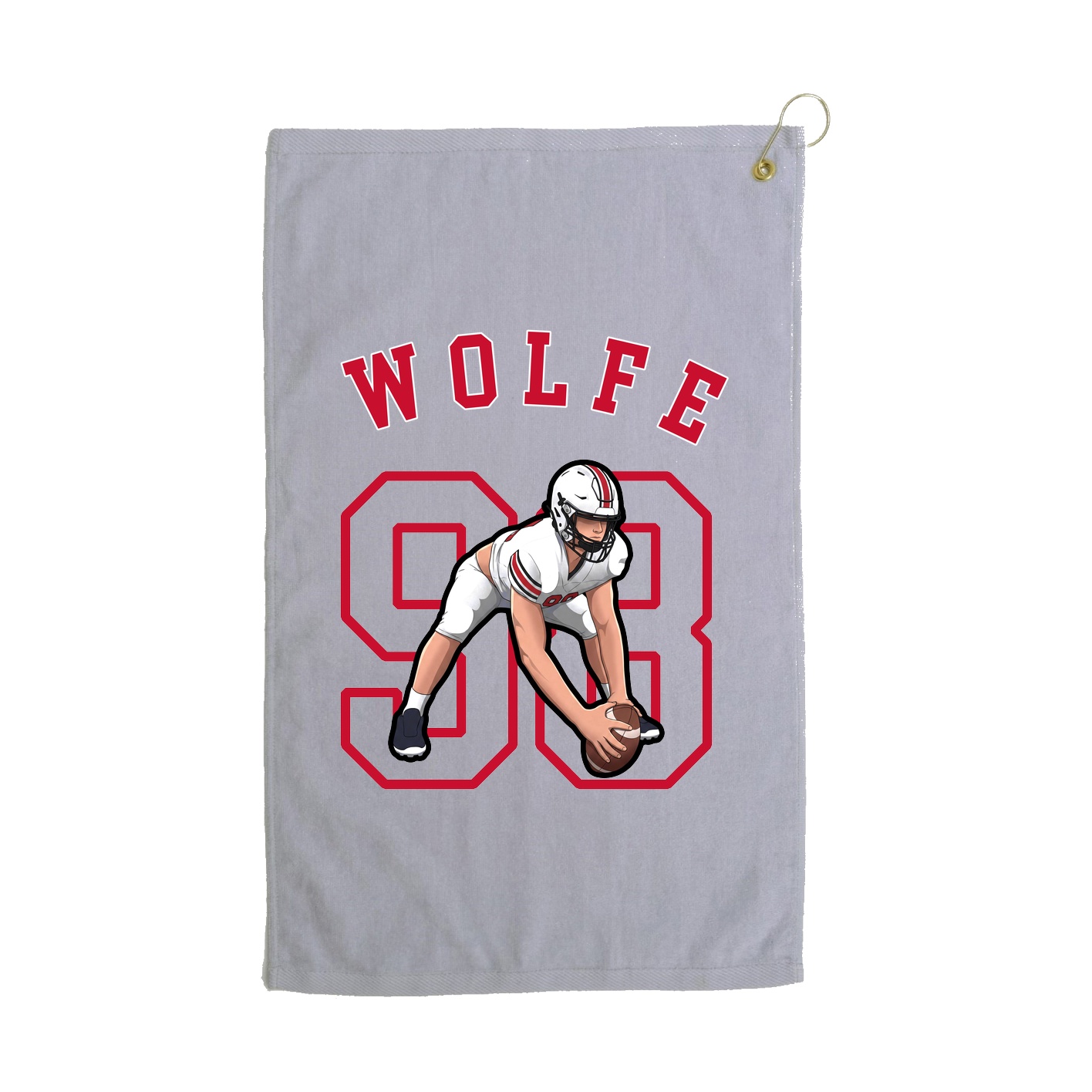 Golf Towel — Shirsey Arch in Grey