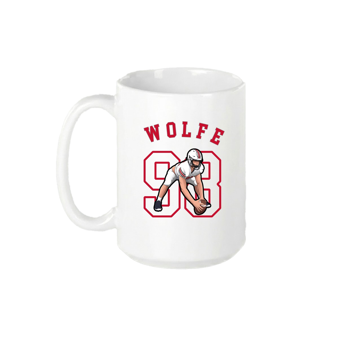 15oz Coffee Mug — Shirsey Arch in White