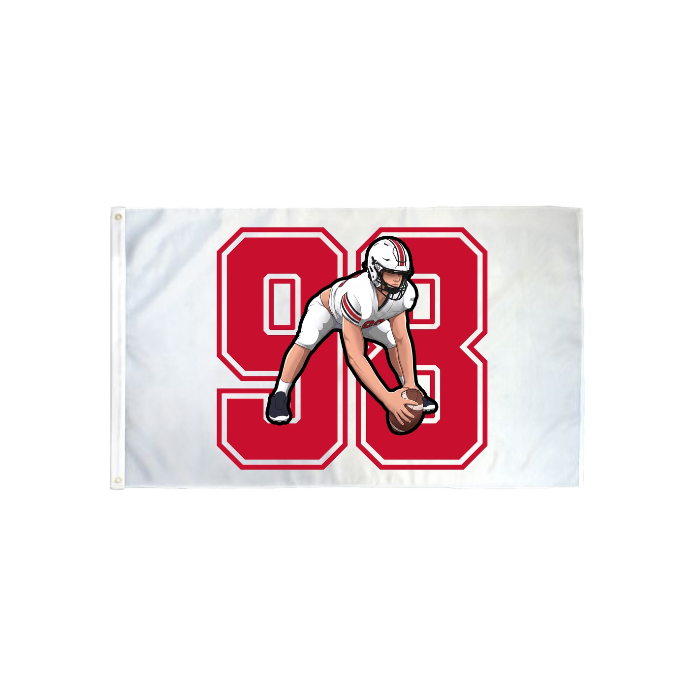 3x5 Flag — Number in Classic