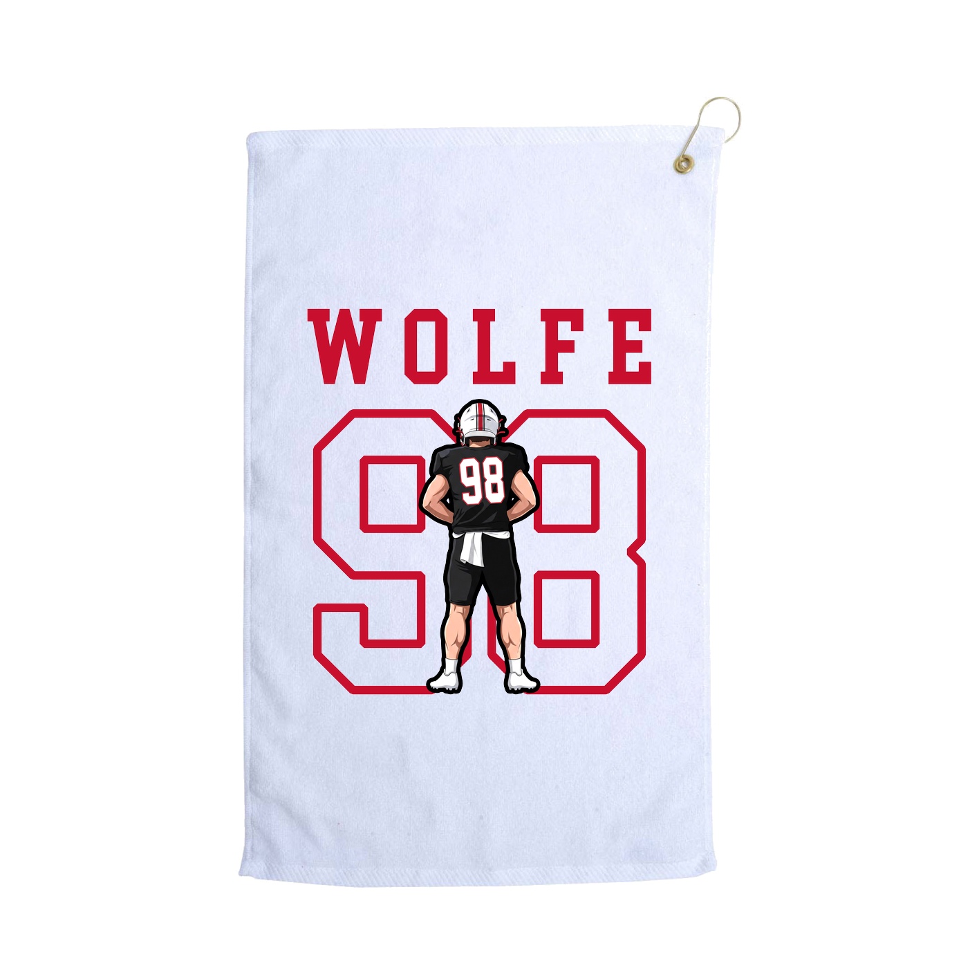Golf Towel — Shirsey in White