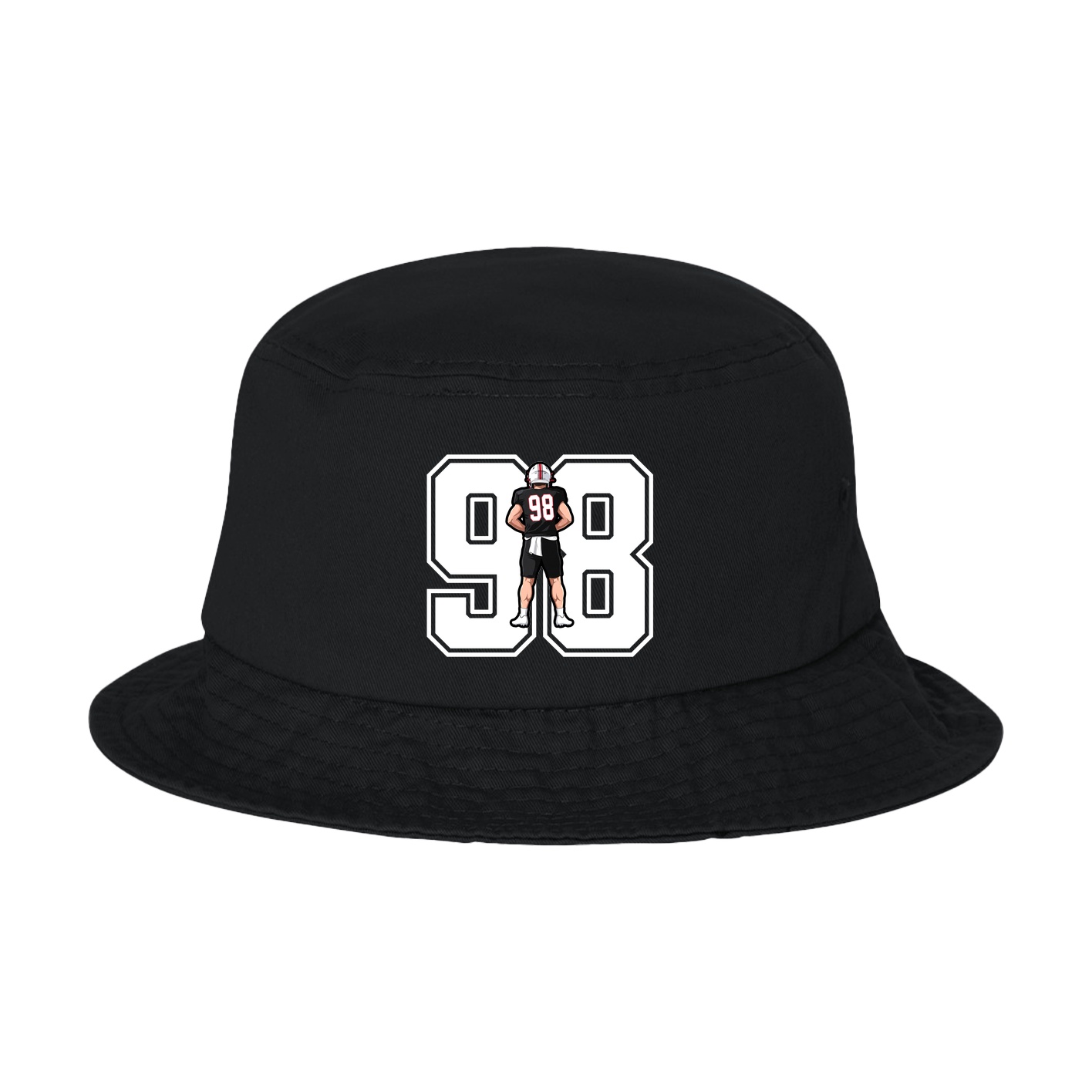 Bucket Cap — Number in Black