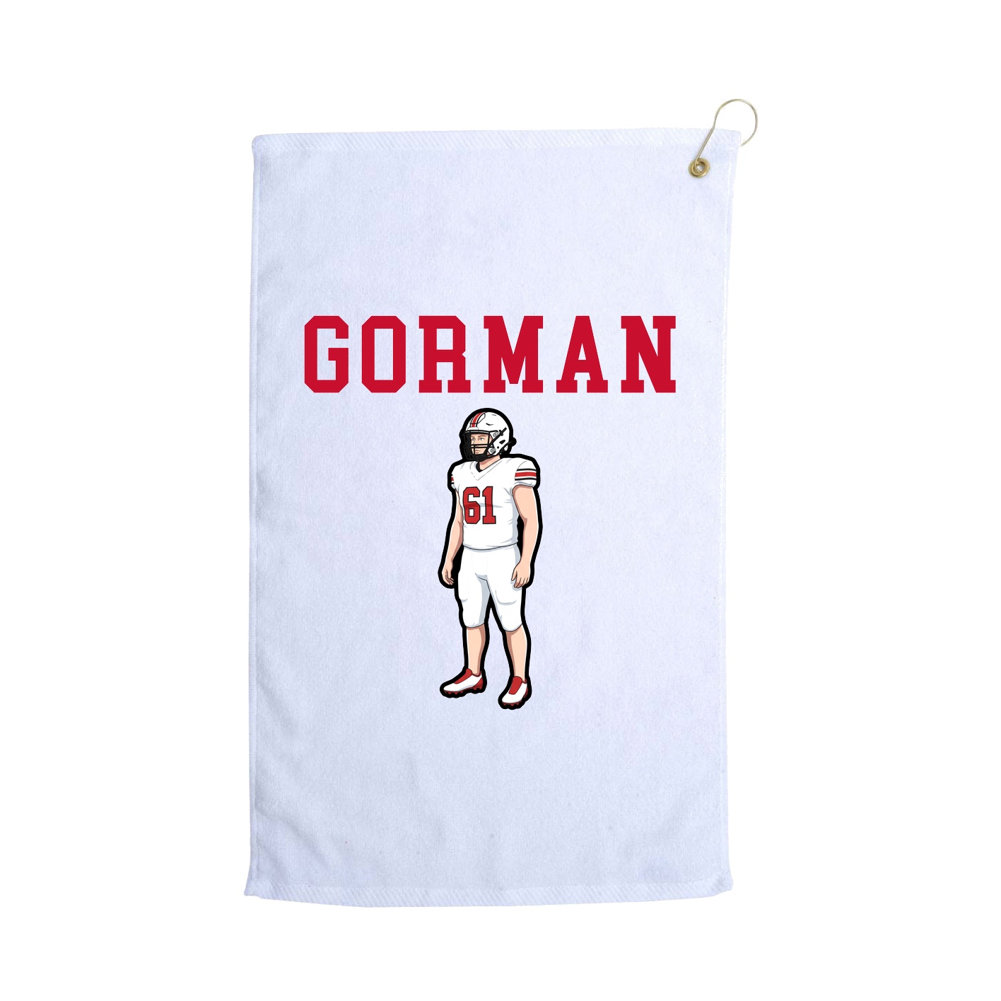 Golf Towel — Shirsey in White
