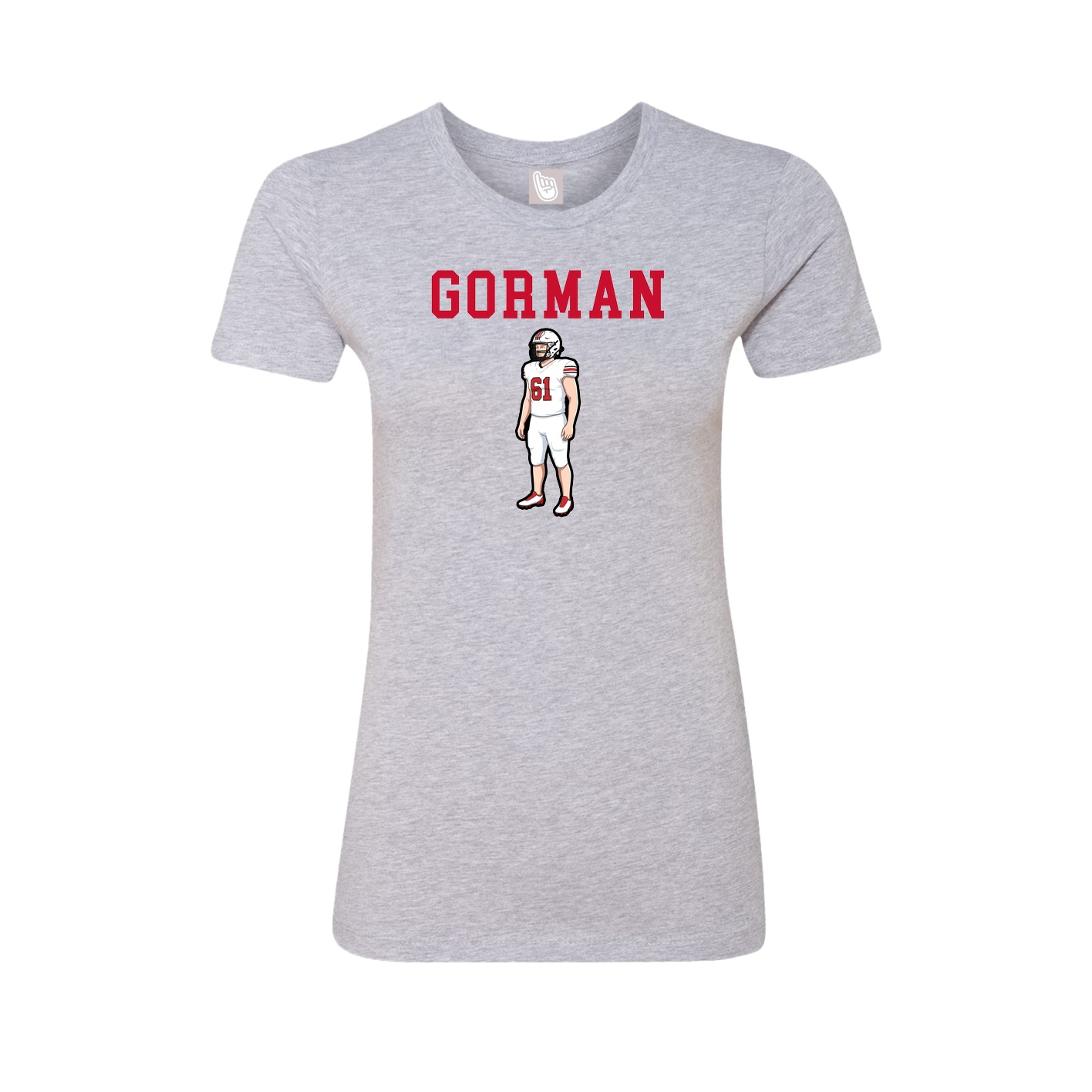 Fitted Women's Tee — Shirsey in Grey