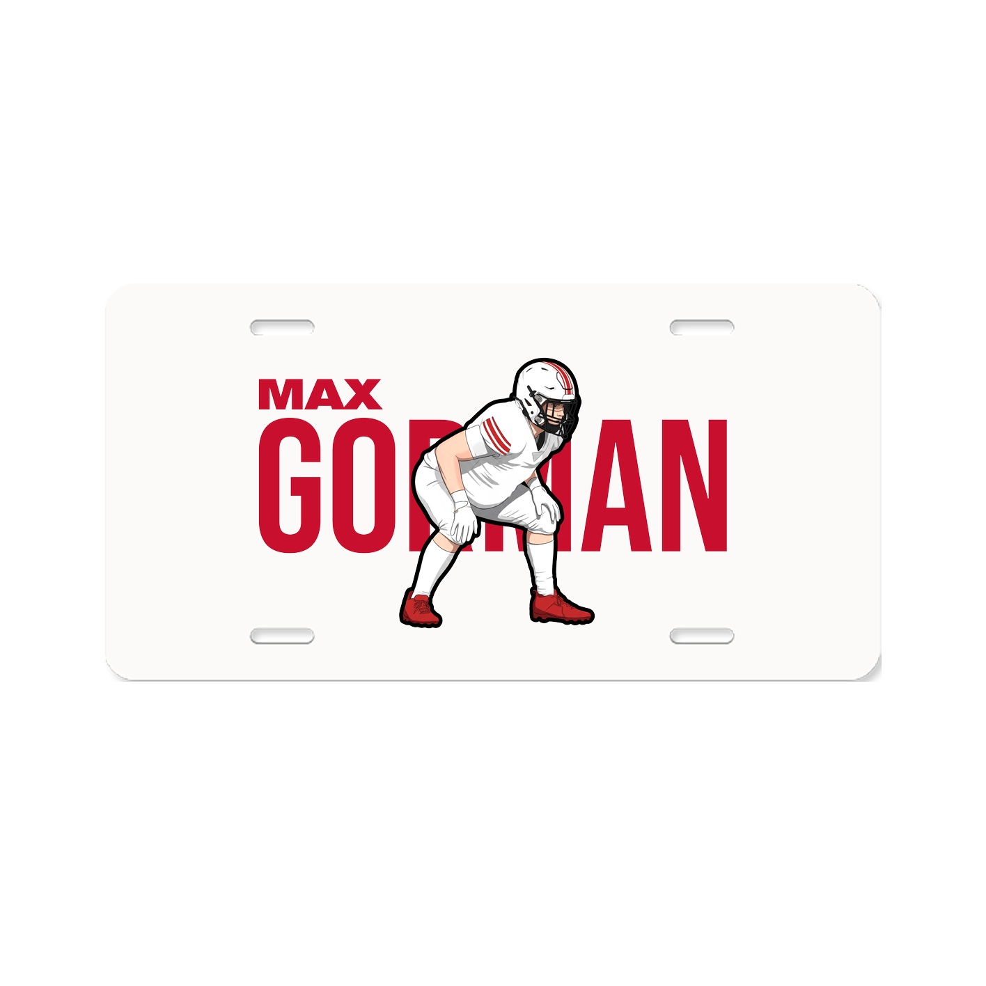 License Plate — Player Name in Classic