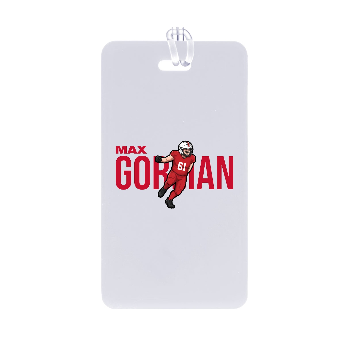 Bag Tag — Player Name in Classic