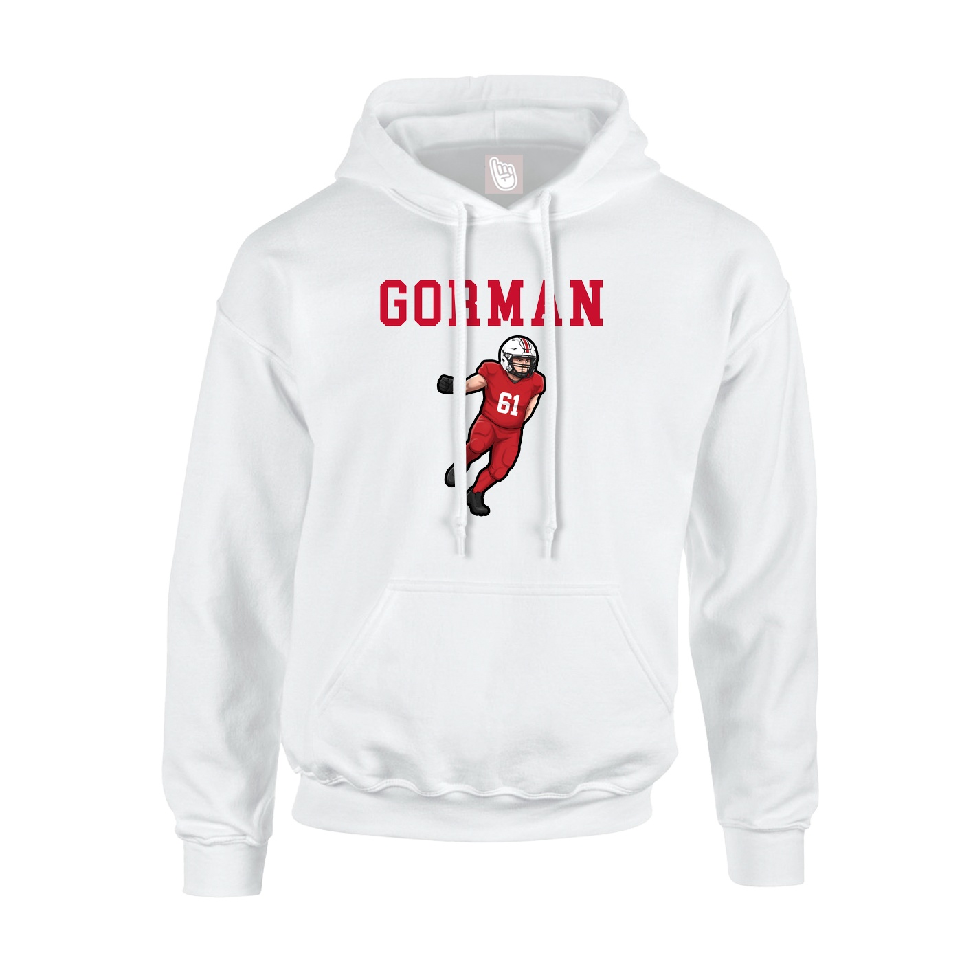Youth Hoodie — Shirsey in White