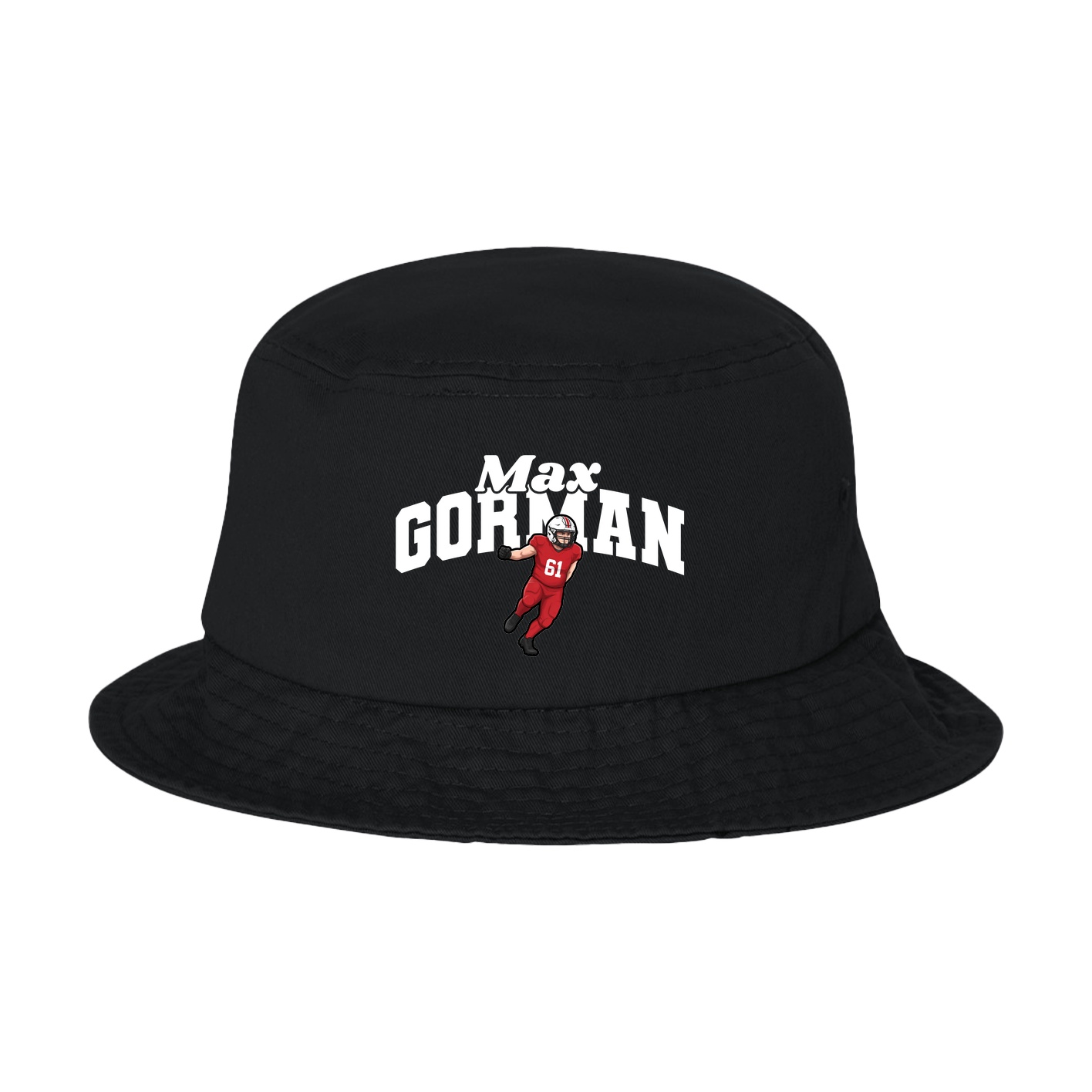 Bucket Cap — Signature Arch in Black