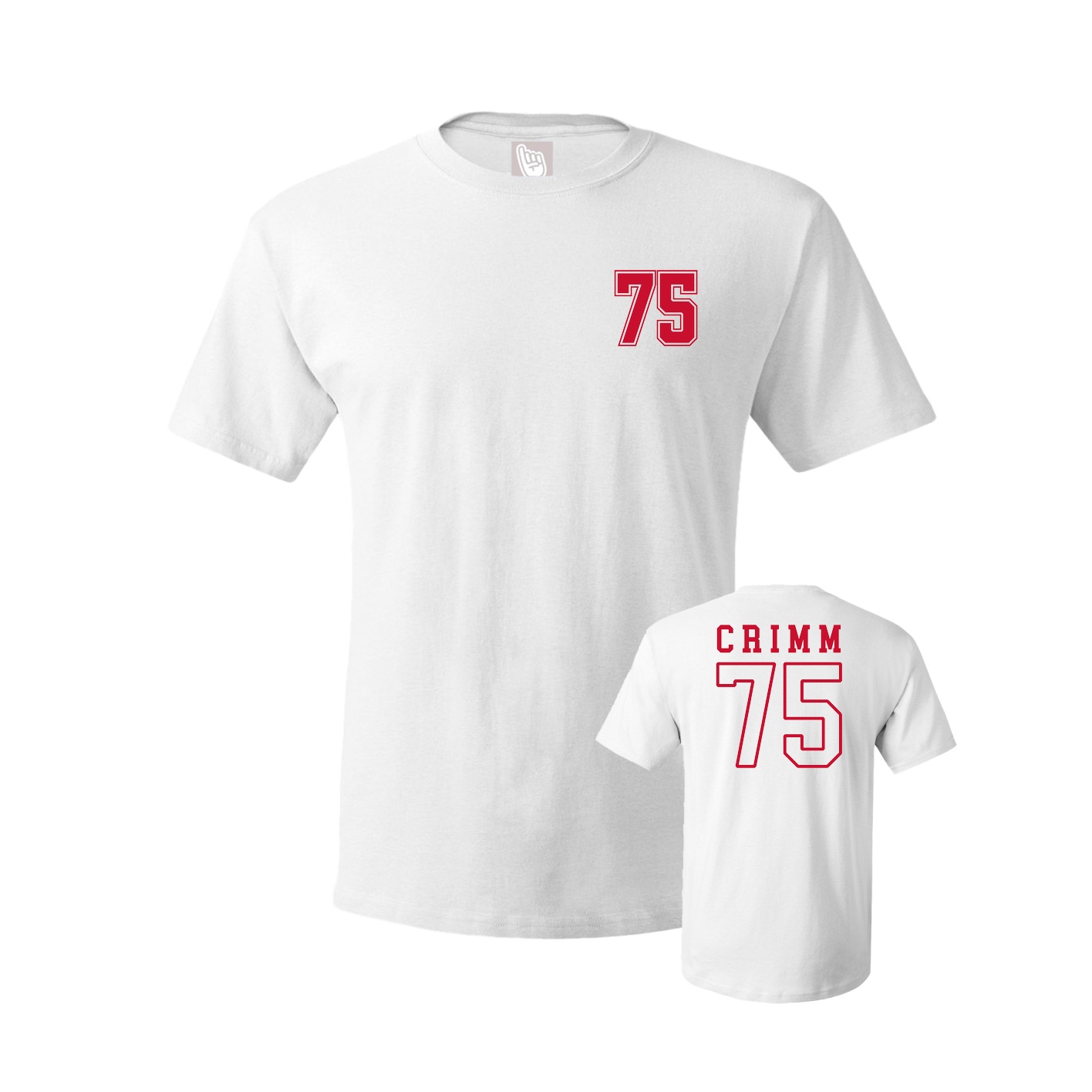 Tee — Chest Back in White