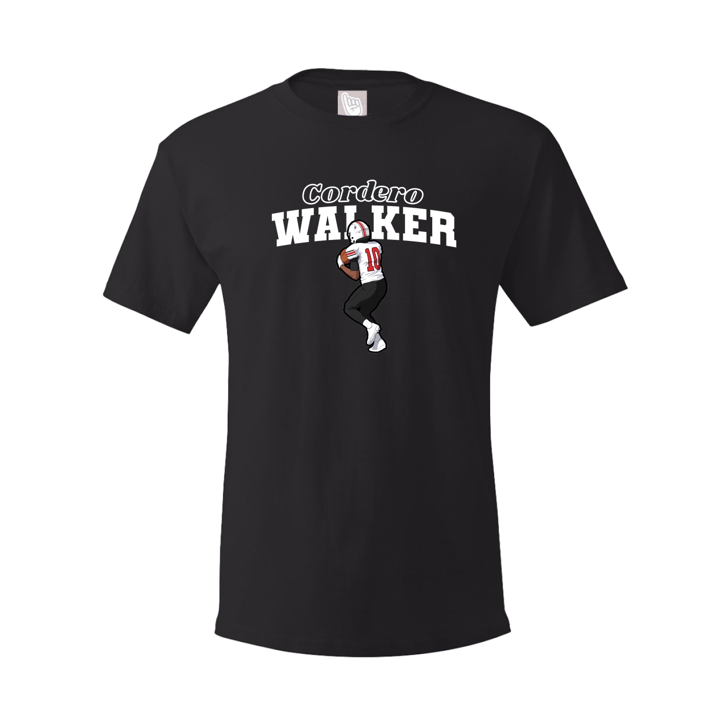 Youth Tee — Name Arch in Black