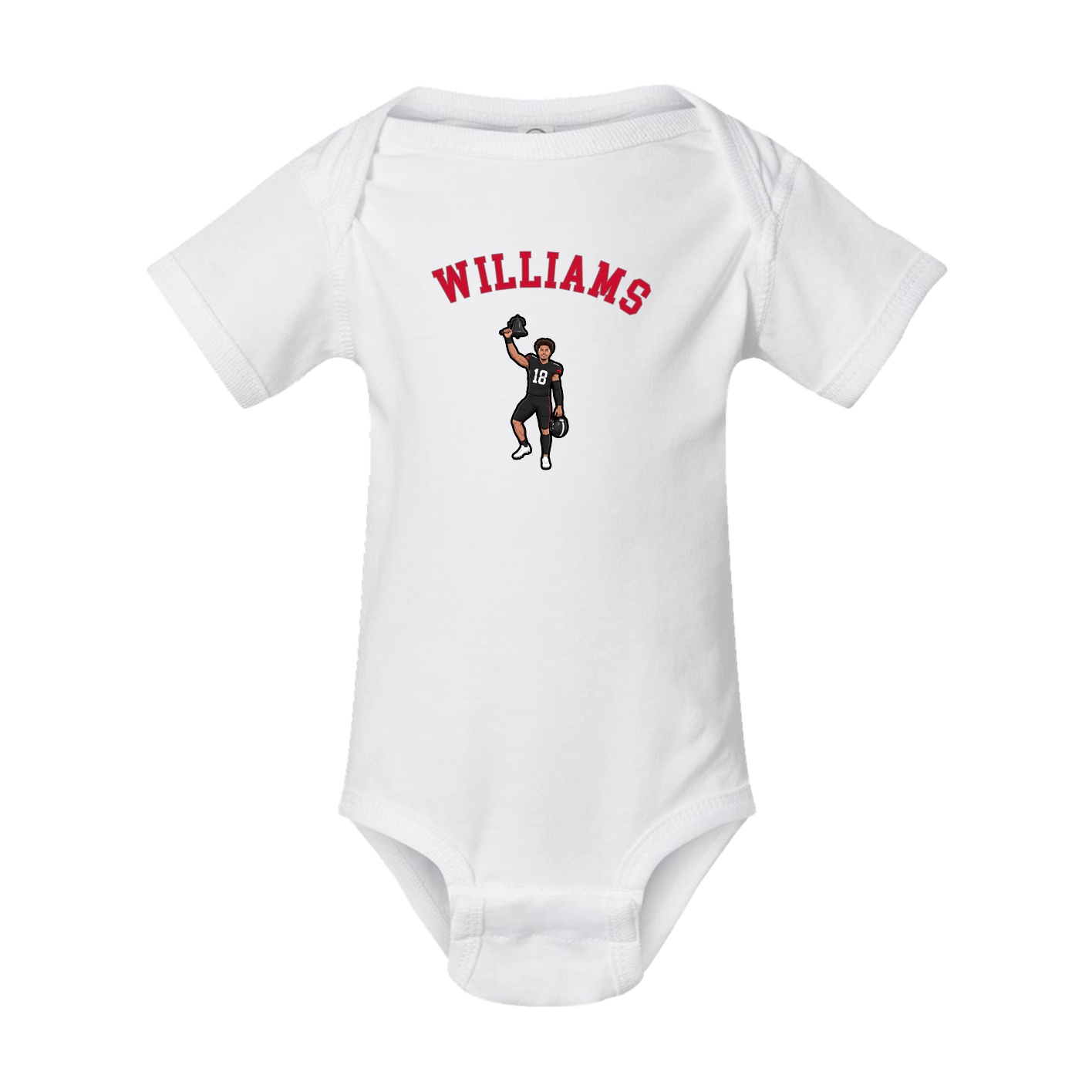 Baby Onesie — Shirsey Arch in White