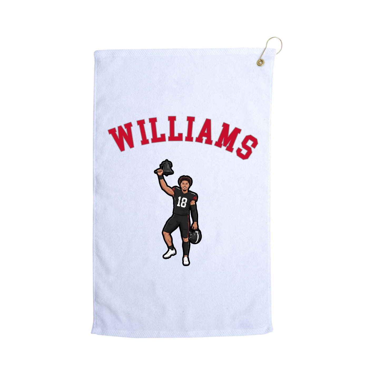 Golf Towel — Shirsey Arch in White