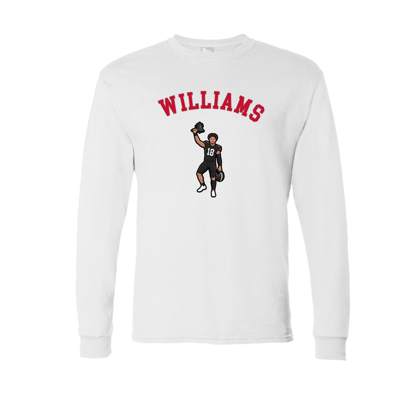 Long Sleeve Tee — Shirsey Arch in White