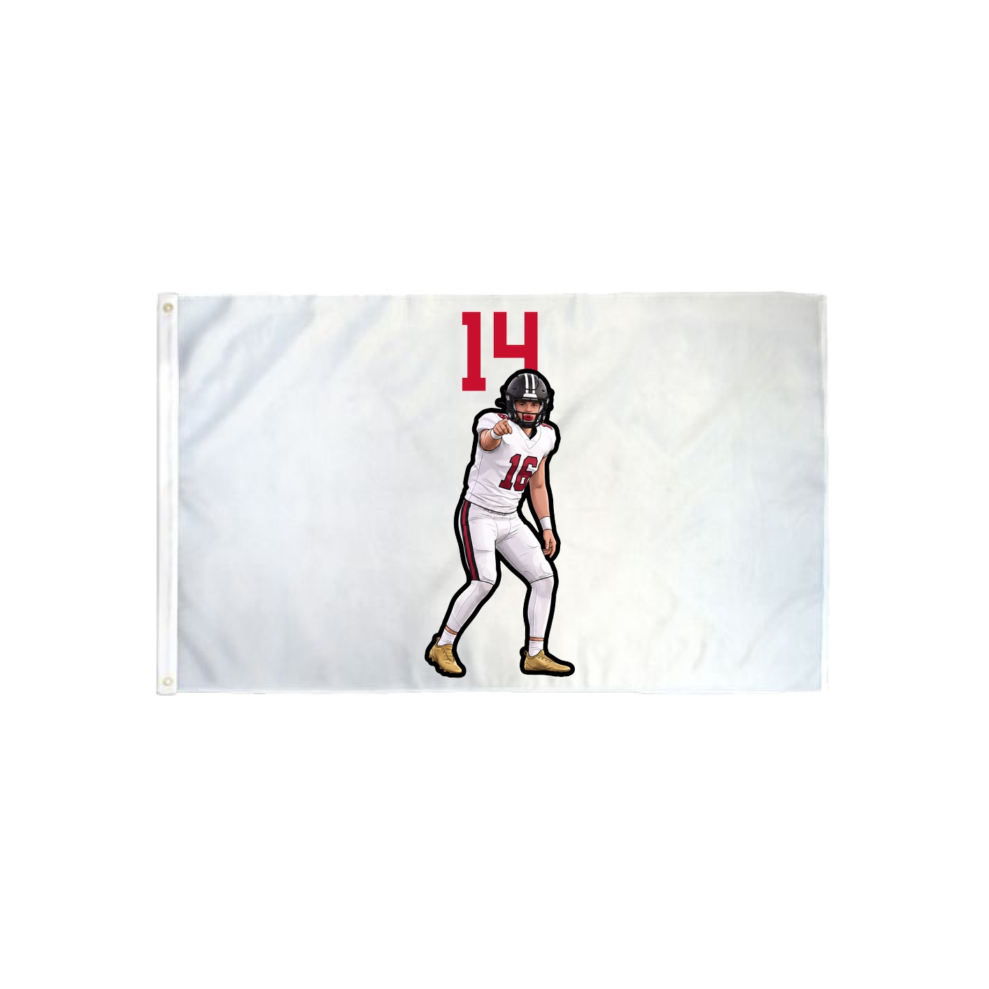 3x5 Flag — Number Top in Classic