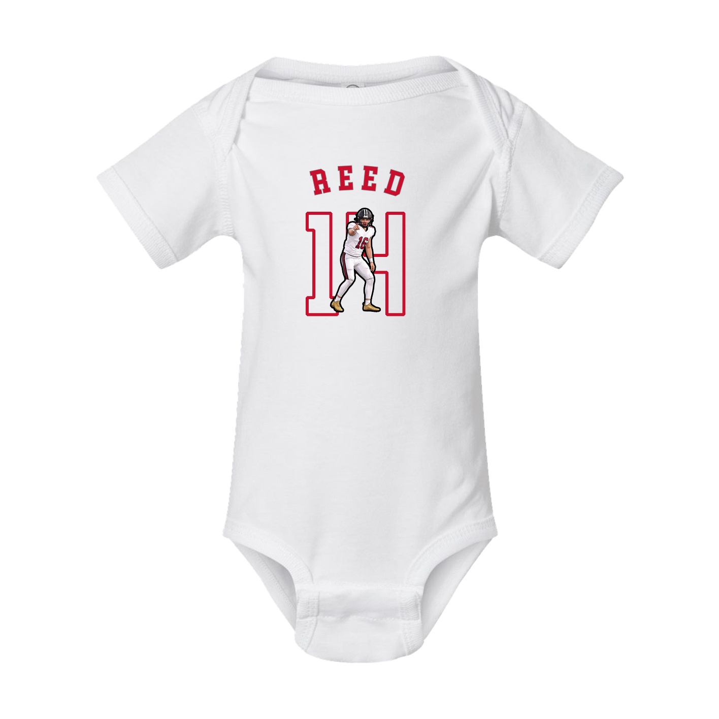 Baby Onesie — Shirsey Arch in White