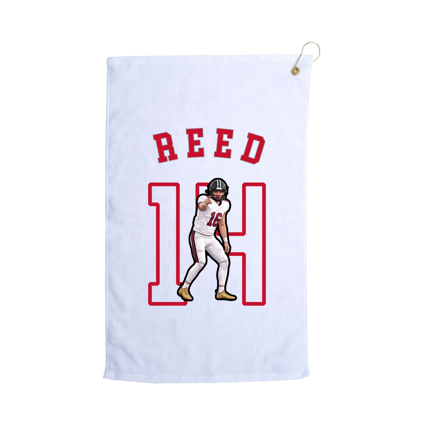 Golf Towel — Shirsey Arch in White