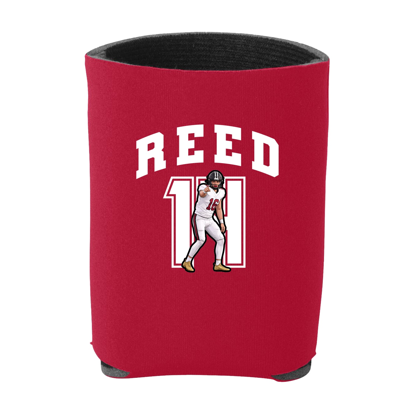Can Holder — Number in Red