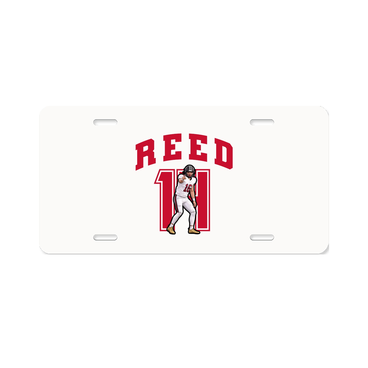 License Plate — Number in Classic