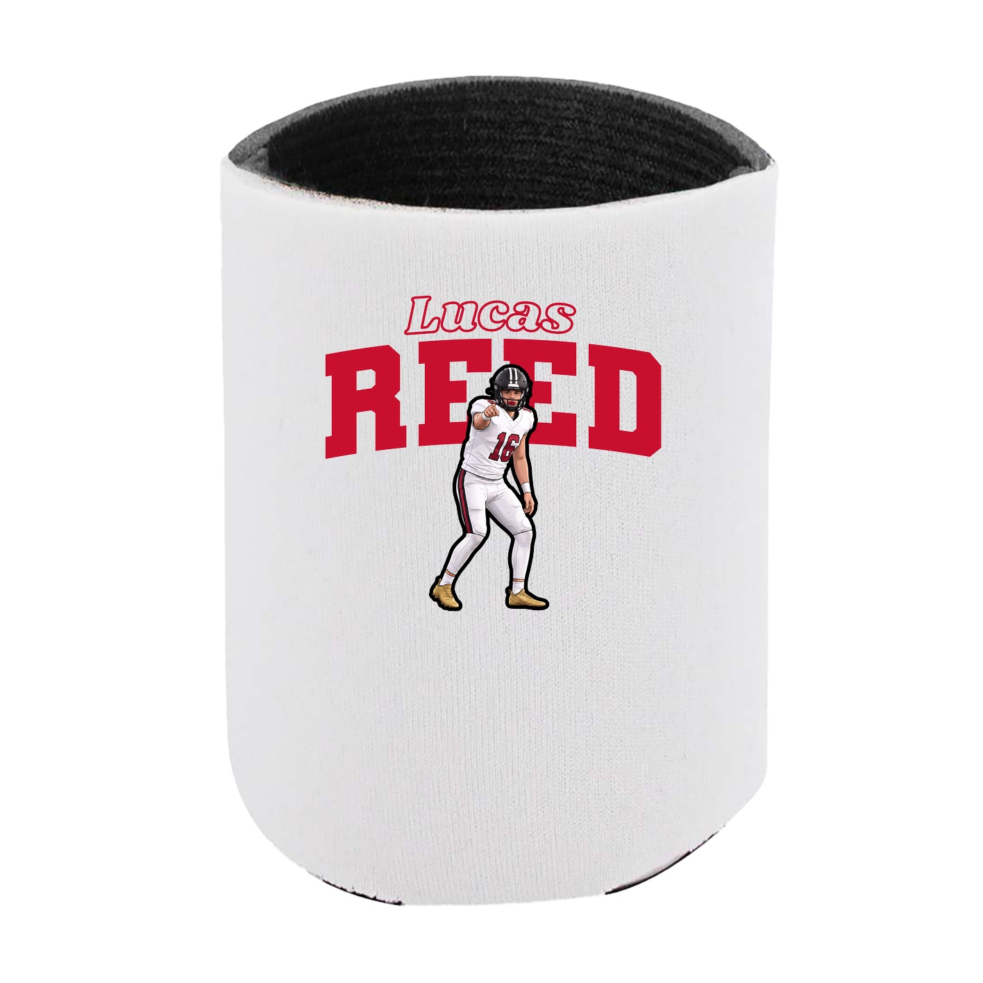 Can Holder — Name Arch in White