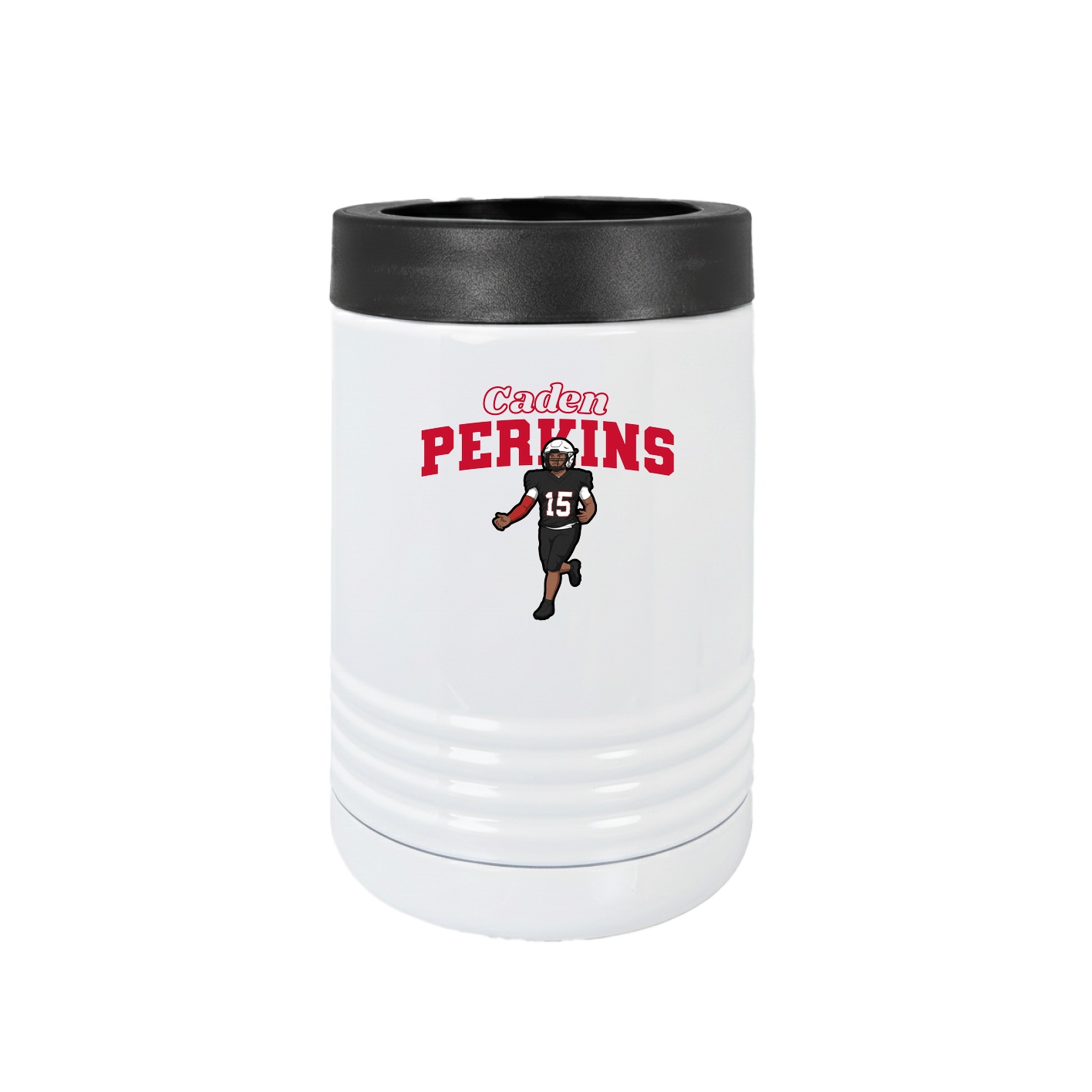 Beverage Holder — Name Arch in White