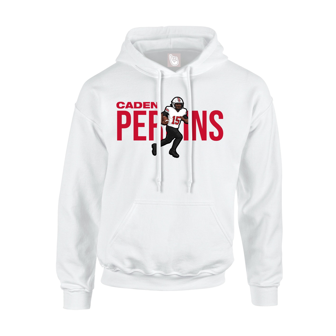 Hoodie — Player Name in White