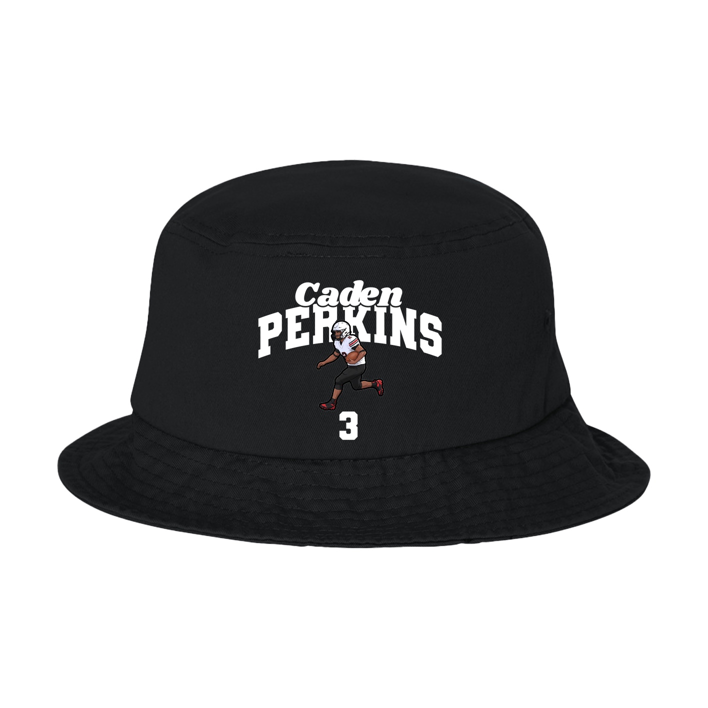 Bucket Cap — Signature Arch in Black