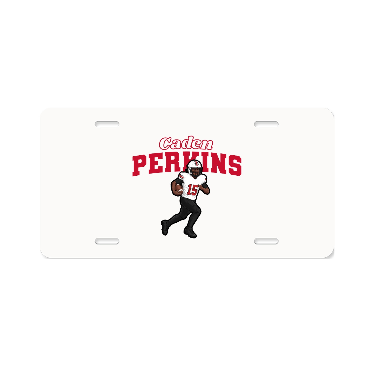 License Plate — Name Arch in Classic