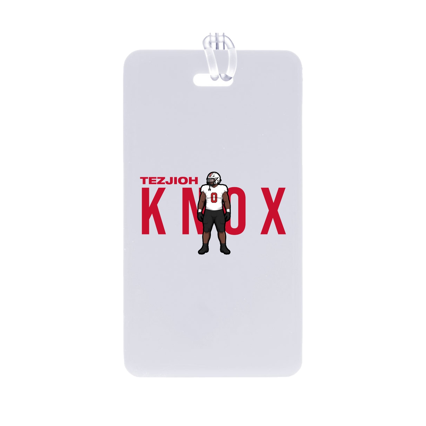 Bag Tag — Player Name in Classic