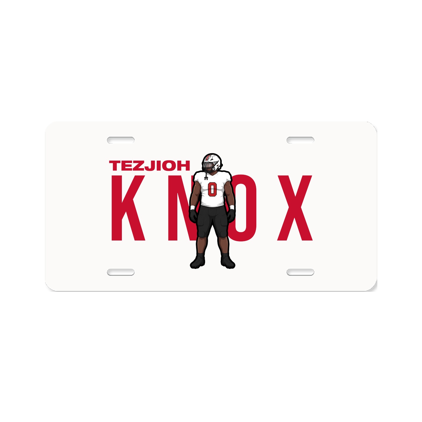 License Plate — Player Name in Classic