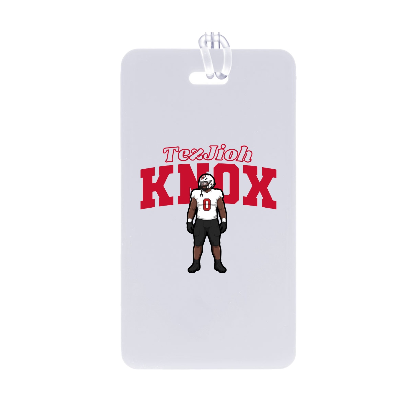 Bag Tag — Name Arch in Classic