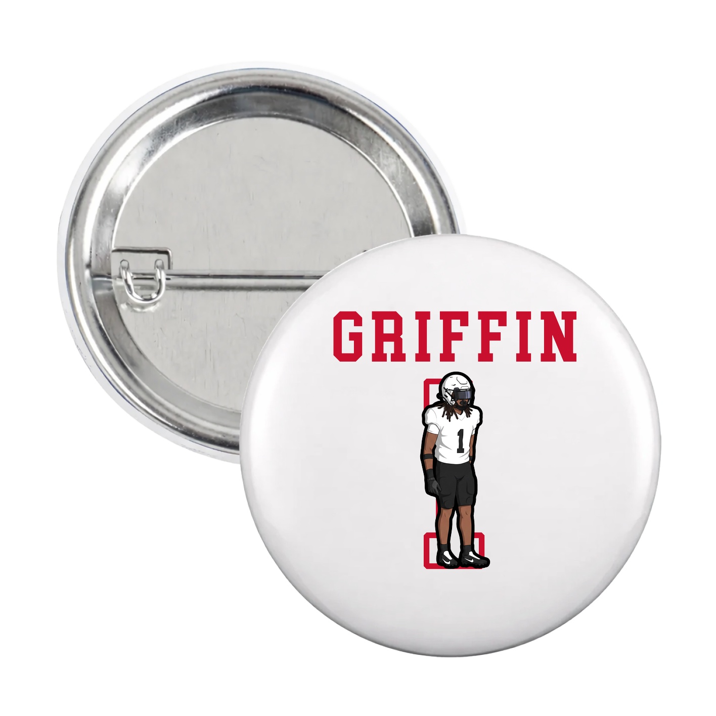 Game Day Button — Shirsey in White