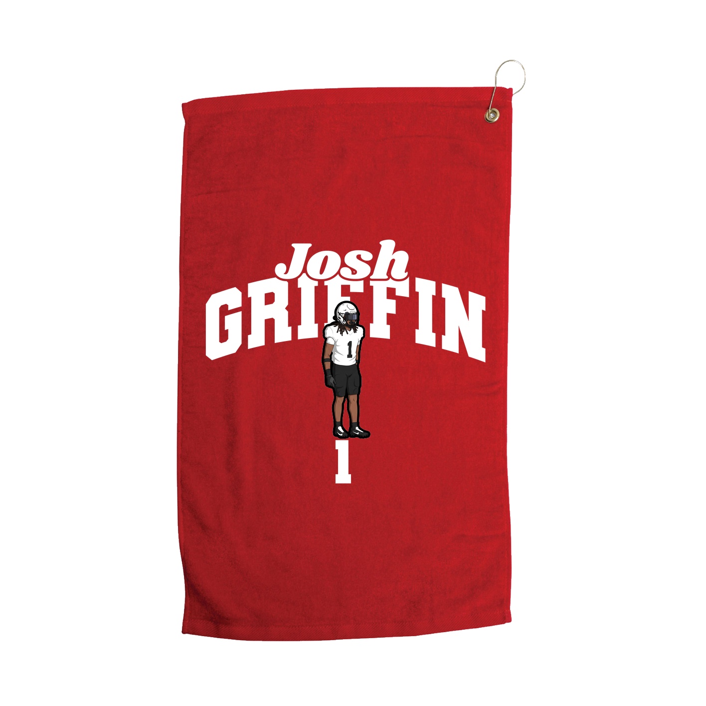 Golf Towel — Signature Arch in Red