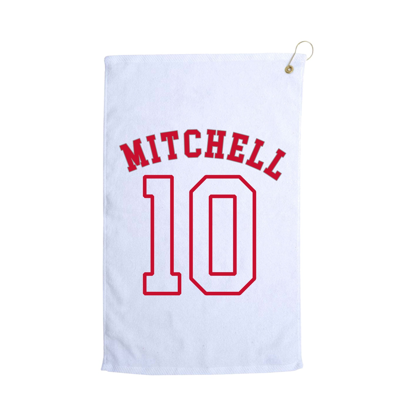 Golf Towel — Shirsey Arch in White