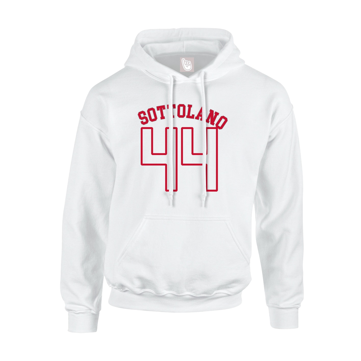Hoodie — Shirsey Arch in White